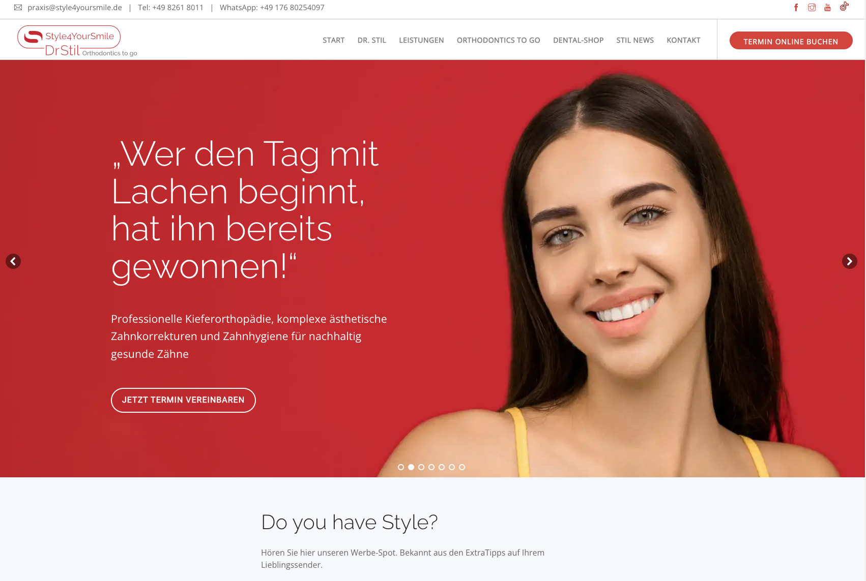 Website für das Goethe-Institut